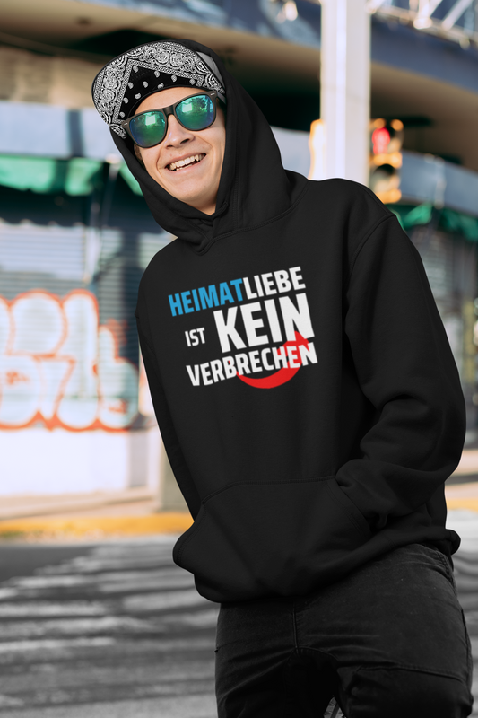 Alternative Heimatliebe Unisex Bio-Raglan-Hoodie