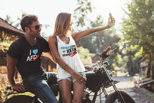 Racerback Tank-Top für Damen Heimatliebe